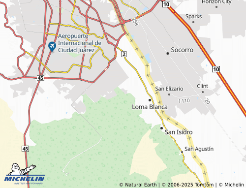 MICHELIN Cerrada del Parque III map - ViaMichelin