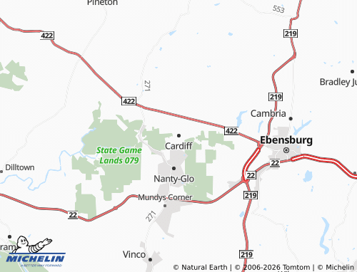 Mappa MICHELIN Cardiff - ViaMichelin