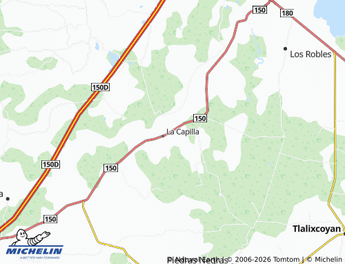 MICHELIN Obrera map - ViaMichelin
