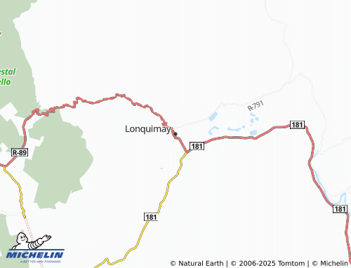 MICHELIN-Landkarte Lonquimay - ViaMichelin