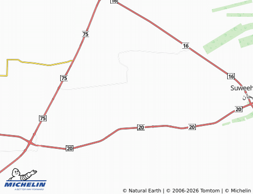 Mappa MICHELIN Naqa al-Dheeb - ViaMichelin