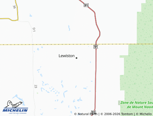 Mappa MICHELIN Lewiston - ViaMichelin