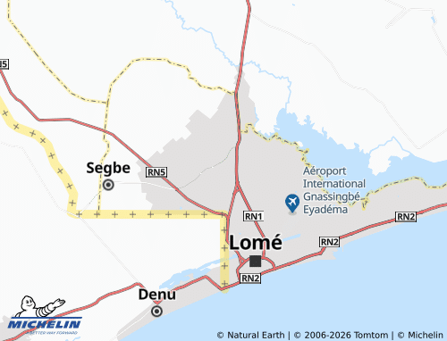 Mapa MICHELIN Agbalépédogan - ViaMichelin