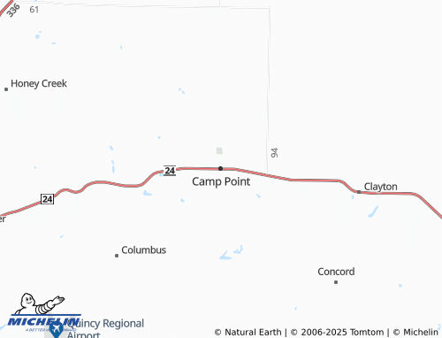MICHELIN Camp Point map - ViaMichelin