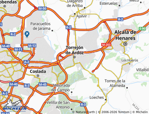 MICHELIN-Landkarte Torrejon de Ardoz - ViaMichelin