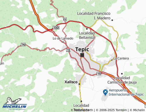 MICHELIN Aves del Paraíso map - ViaMichelin