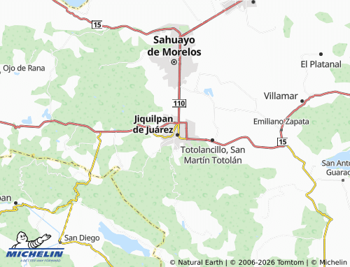 Mapa MICHELIN Centro - ViaMichelin
