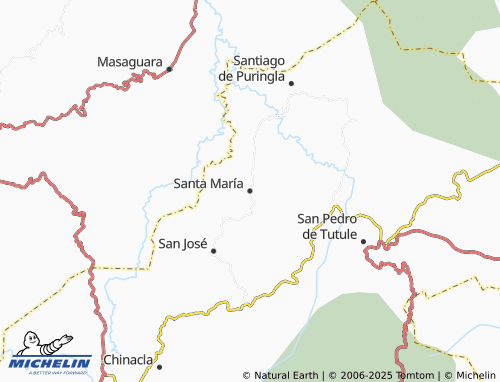 MICHELIN Santa María map - ViaMichelin
