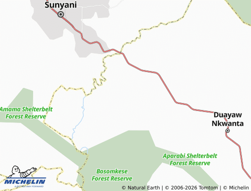 Mapa MICHELIN Yamfo - ViaMichelin