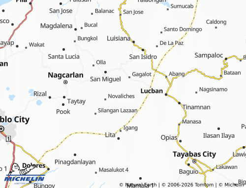 MICHELIN Amonoy map - ViaMichelin