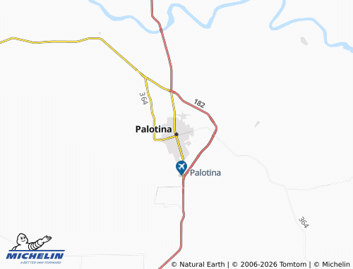 Mappa MICHELIN Palotina - ViaMichelin