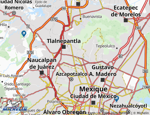 MICHELIN La Joya Ixtacala map - ViaMichelin
