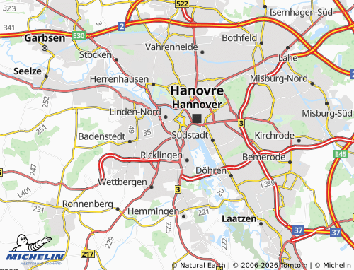 MICHELIN Linden-Süd map - ViaMichelin
