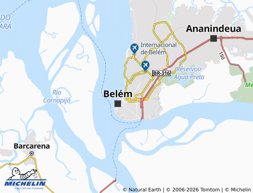 Mapa MICHELIN Reduto - ViaMichelin