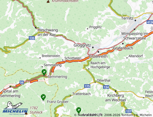MICHELIN Aue map - ViaMichelin