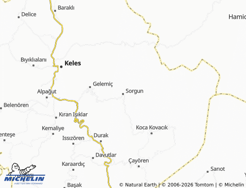 Mapa MICHELIN Sorgun - ViaMichelin