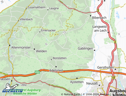 Mappa MICHELIN Heretsried - ViaMichelin