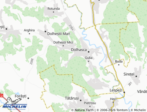 Mappa MICHELIN Valea Poienei - ViaMichelin