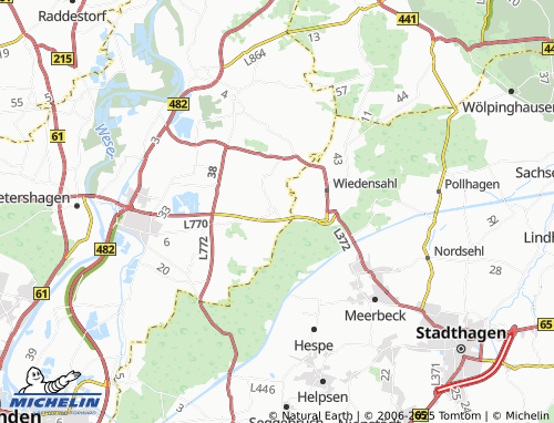 MICHELIN Raderhorst map - ViaMichelin