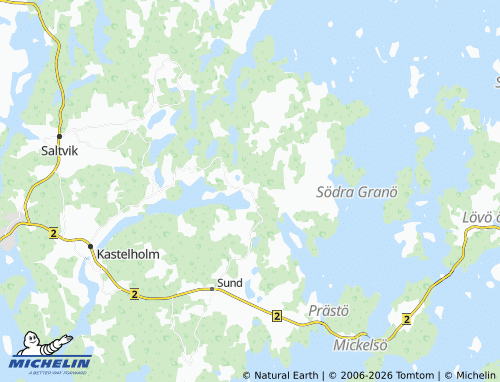MICHELIN-Landkarte Sibby - ViaMichelin