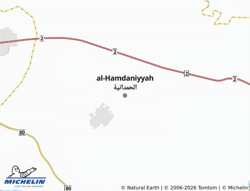 MICHELIN Al Hamdaniya map - ViaMichelin