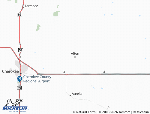 Mapa MICHELIN Afton - ViaMichelin