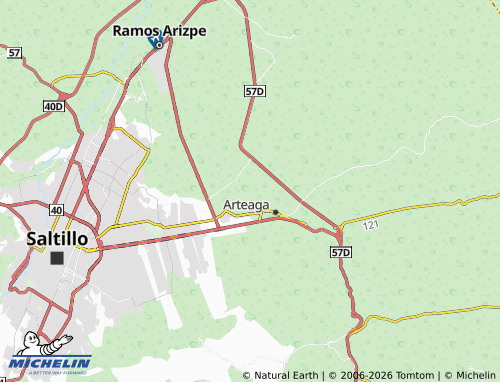 Mapa MICHELIN Valle Real - ViaMichelin