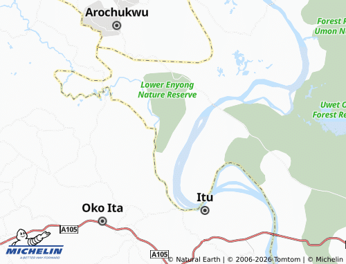 Mapa MICHELIN Obio Usiere - ViaMichelin