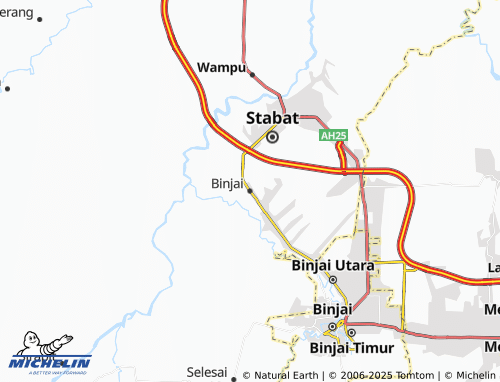 Carte MICHELIN Binjai - ViaMichelin