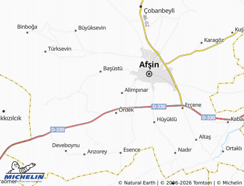 Mappa MICHELIN Alimpınar - ViaMichelin