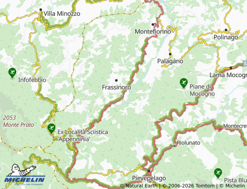 MICHELIN Spervara di Sotto map - ViaMichelin