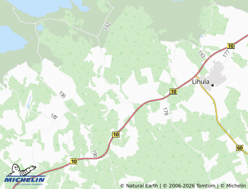 MICHELIN Petaaluse map - ViaMichelin