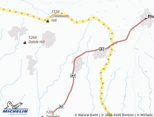 MICHELIN Ramokgwebane map - ViaMichelin