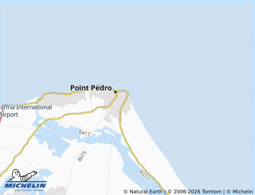 Mapa MICHELIN Thumpalai East - ViaMichelin