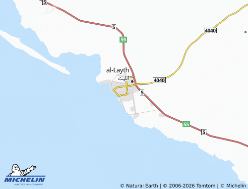 Mapa MICHELIN Raqm 6 - ViaMichelin