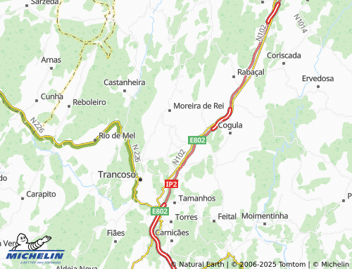 MICHELIN Zabro map - ViaMichelin