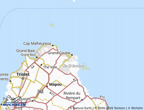 Mappa MICHELIN Grand Gaube - ViaMichelin