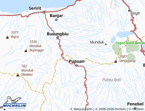 Mapa MICHELIN Tinggarsari - ViaMichelin