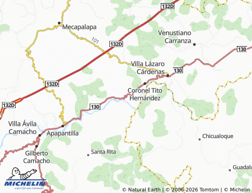 Mappa MICHELIN Nuevo Zoquiapan - ViaMichelin