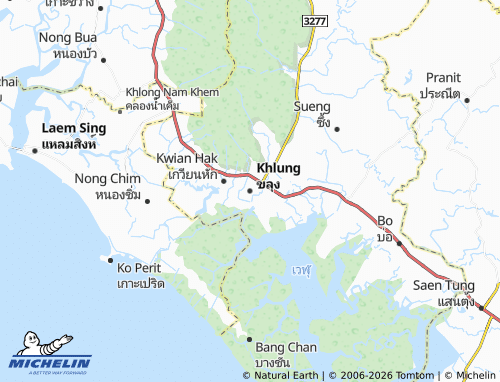 Mapa MICHELIN Khlung - ViaMichelin