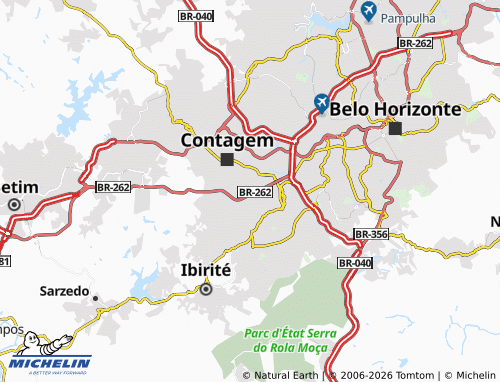 Mapa MICHELIN Inconfidentes - ViaMichelin