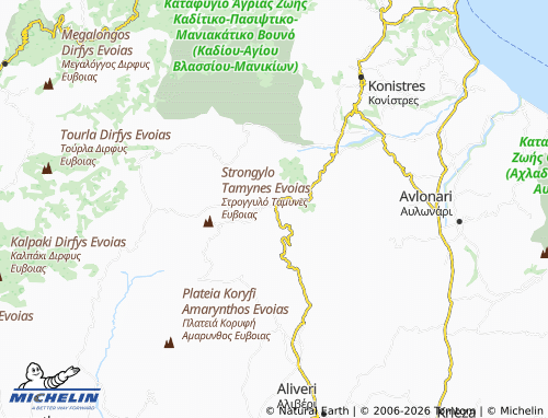 MICHELIN Trachili map - ViaMichelin