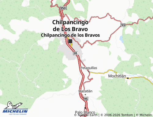 MICHELIN Tepango map - ViaMichelin
