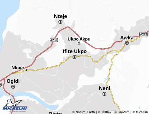 Mappa MICHELIN Ifite Ukpo - ViaMichelin
