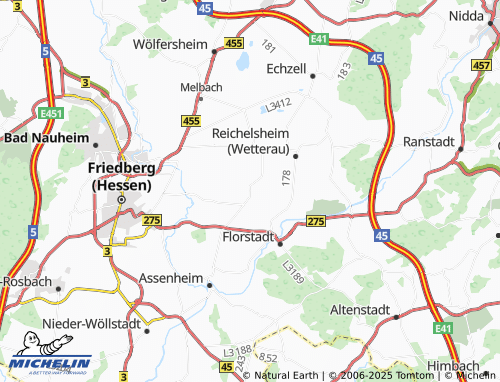 MICHELIN Dorn-Assenheim map - ViaMichelin