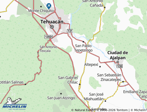Mapa MICHELIN Santa Isabel - ViaMichelin