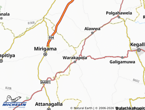 Mappa MICHELIN Balathawa - ViaMichelin