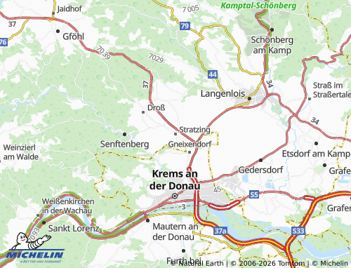 Mapa MICHELIN Stratzing - ViaMichelin