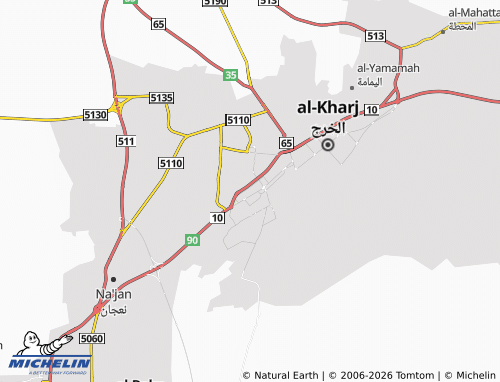 Carte MICHELIN al-Khuzami - ViaMichelin