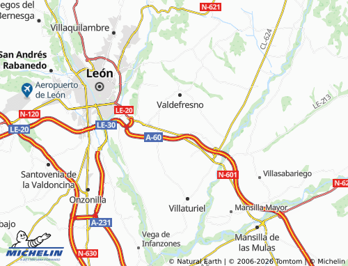 MICHELIN-Landkarte Arcahueja - ViaMichelin